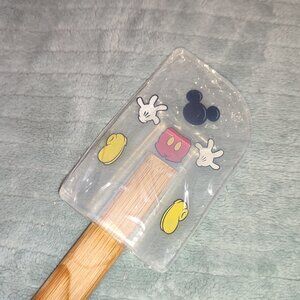 Disney Mickey Mouse Silicone Spatula Wood New in packaging foil High Quality